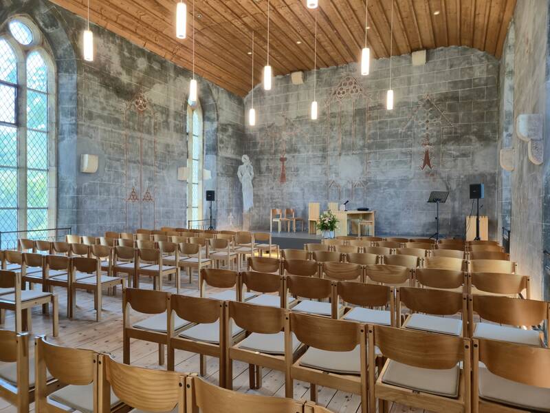 Trausaal Klosterkirche - Blick vom Eingang